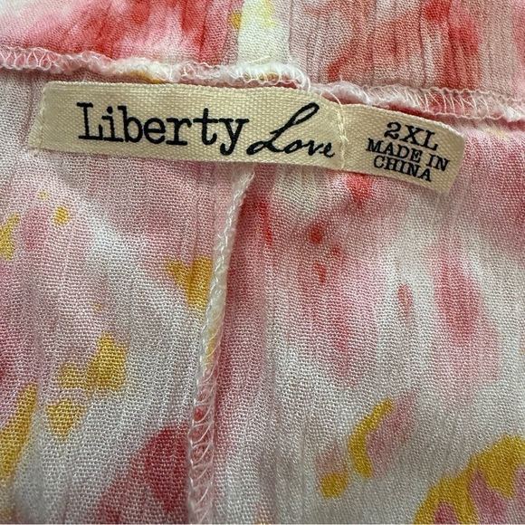 Liberty Love Midi Summer Dress size 2XL Off the Shoulder - Picture 5 of 5
